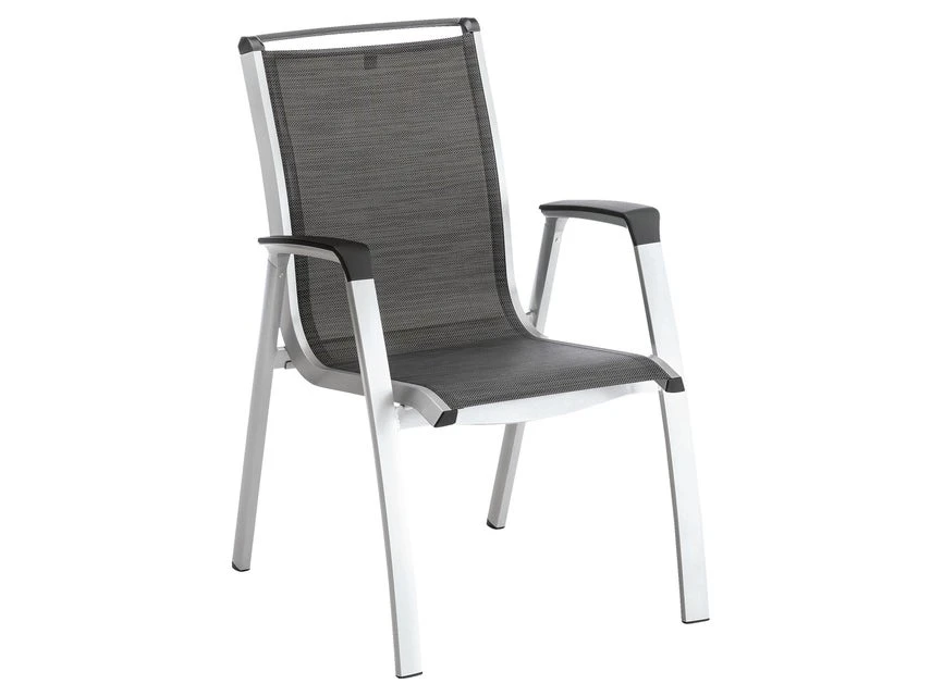 Neu 🎉 Kettler Stapelstuhl Forma II - 60/93/69 cm in silberfarben ✨ 3 Neu 🎉 Kettler Stapelstuhl Forma II - 60/93/69 cm in silberfarben ✨