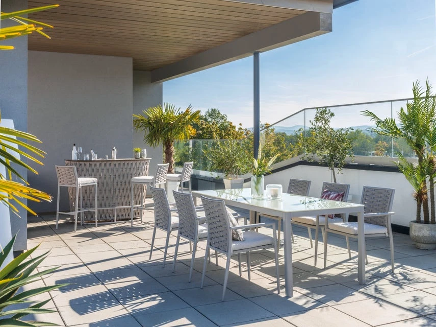 Bester Verkauf 💯 Jardini Gartentisch Bretagne - 90/75/220 cm in weiß 👏 4 Bester Verkauf 💯 Jardini Gartentisch Bretagne - 90/75/220 cm in weiß 👏 – Bild 2