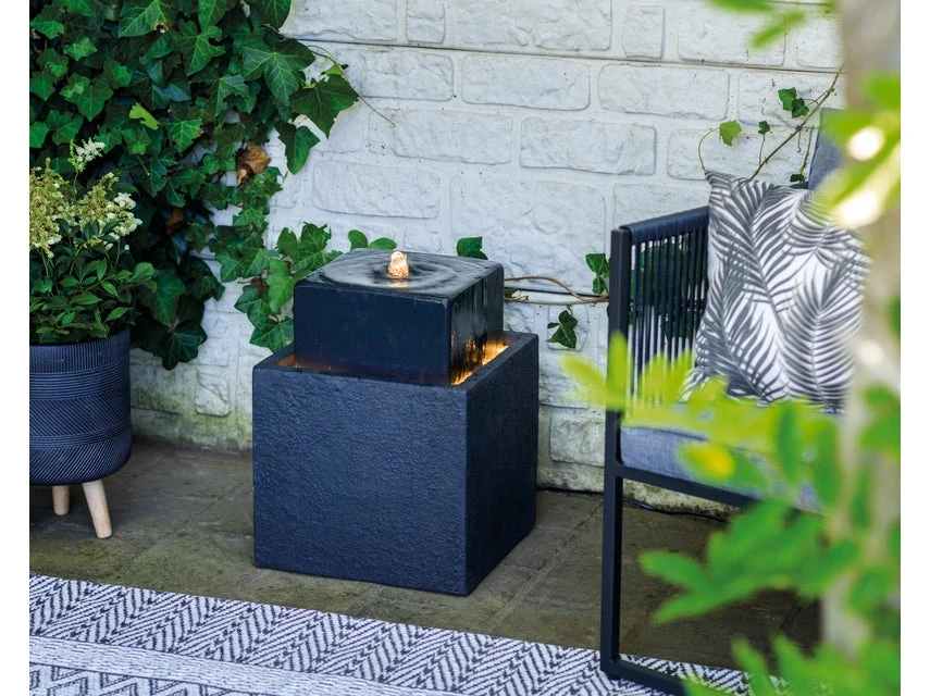 Neu 👏 Jardini Brunnen - 34.5/45/34.5 cm in grau ⭐ 4 Neu 👏 Jardini Brunnen - 34.5/45/34.5 cm in grau ⭐ – Bild 2