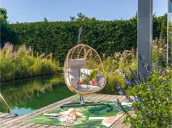 Auslauf ❤️ Jardini Hängesessel Marbella - 120/184/118 cm in schwarz ✔️ -GARTENMÖBEL Verkäufe 6793243 0615698 4 24603583