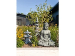 Rabatt 🥰 Jardini Dekofigur Buddha - 61,5/79/35 cm in grau 🤩 -GARTENMÖBEL Verkäufe 6793271 0615728 1 24664197 1