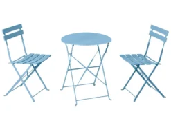 Budget ⭐ Jardini Balkonmöbel-Set Amalfi 3-teilig in hellblau 😍