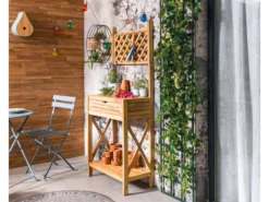 Neu 🥰 Jardini Pflanztisch Hermes - 70/160/40 cm in braun 🎁 -GARTENMÖBEL Verkäufe 6805908 0621080 1 24651590