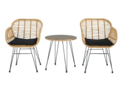 Aktion 💯 Jardini Balkonmöbel-Set Ylvi 3-teilig in braun ✔️