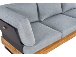 Angebote 😀 Jardini Loungegarnitur Olmo 3-teilig in hellgrau 🛒 -GARTENMÖBEL Verkäufe 6807881 0621907 10 24610405