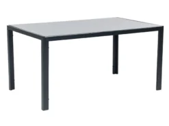 Aktion 🥰 Jardini Gartentisch Tonio - 90/74/150 cm in schwarz ✔️