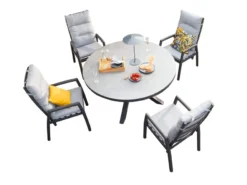 Schlussverkauf 👍 Jardini Gartenstuhl Bondino - 58/108/69 cm in grau 💯 -GARTENMÖBEL Verkäufe 6908110 0612903 3fr 24608278