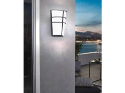 Blitzangebot ⭐ Außenwandleuchte Breganzo - 17/25/12 cm in grau 🛒 -GARTENMÖBEL Verkäufe 94138a 94138a 20725787 ambient 0001